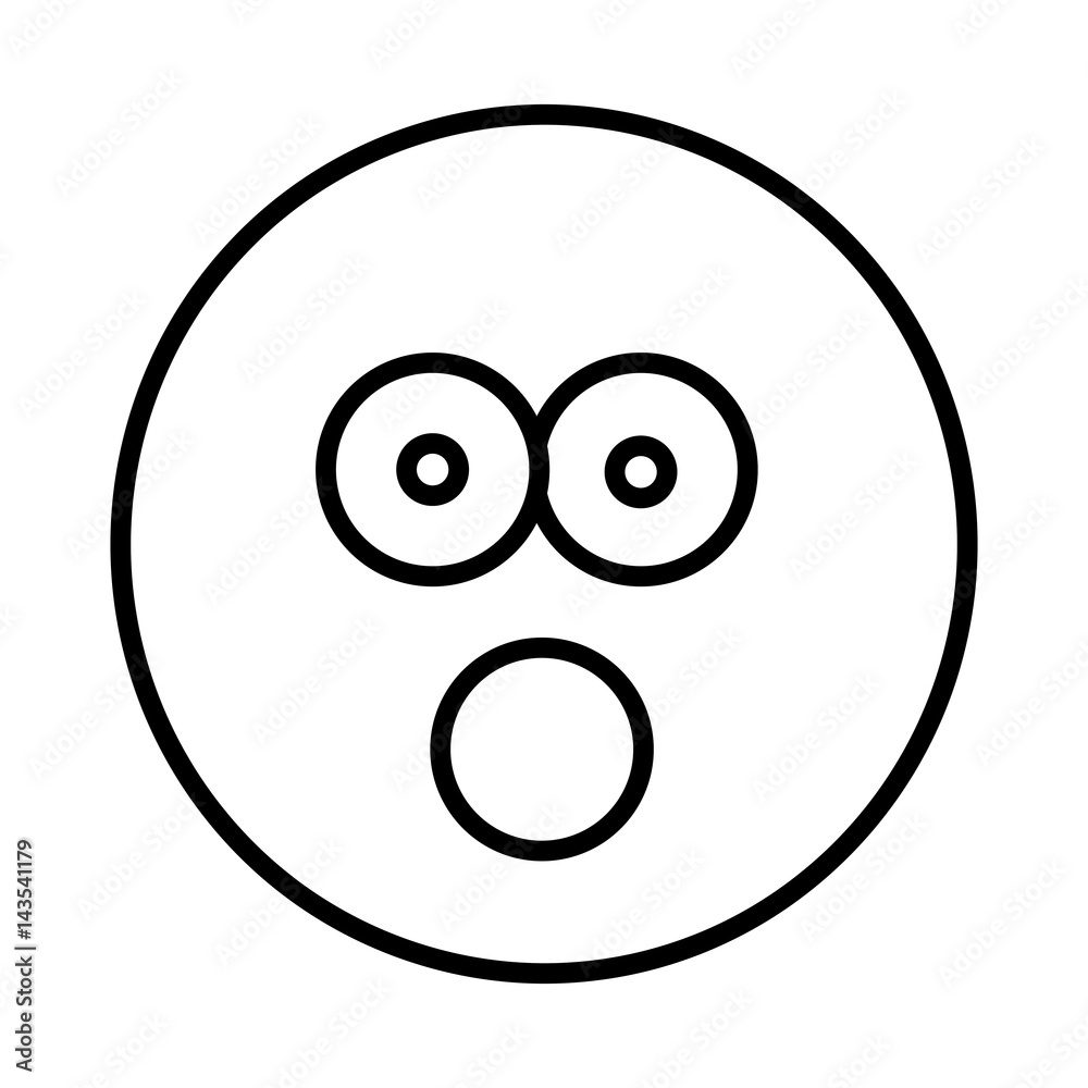 silhouette emoticon face puzzled expression vector illustration silhouette emoticon face puzzled expression vector illustration