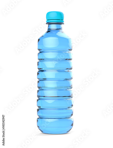 water bottle, isolated on white background