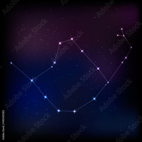 constellation Serpents . vector image of a constellation