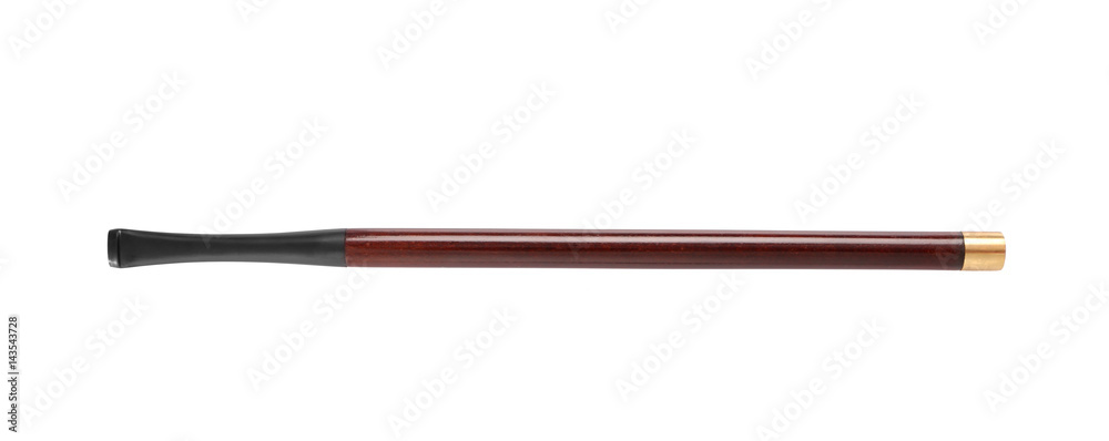 Cigarette holder isolated on white Cigarette holder isolated on white
