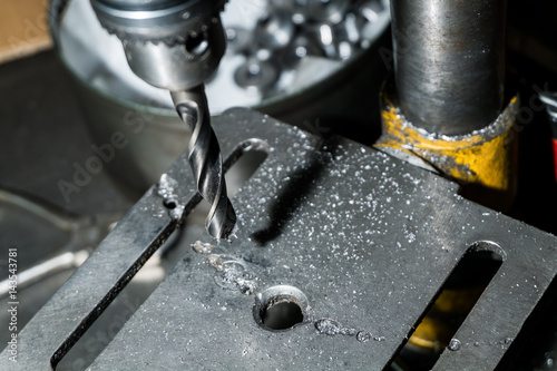 Macro details photo drill