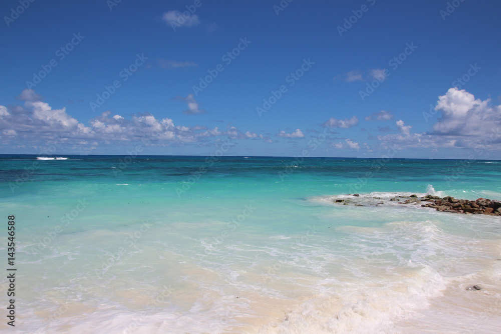 Anse Boudin Beach, Praslin Island, Seychelles, Indian Ocean, Africa