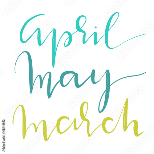 spring lettering phrases