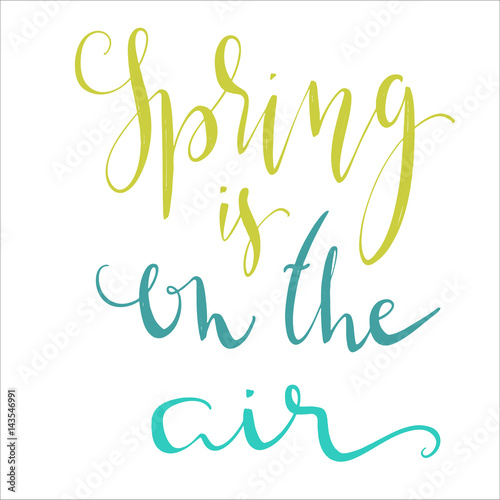 spring lettering phrases