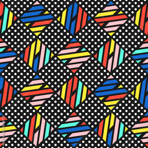 Colorful bright seamless pattern