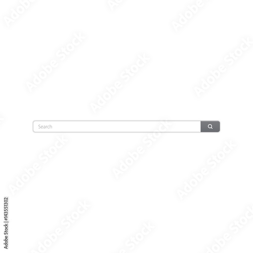Основные RGBSearch bar vector element design, set of search boxes ui template isolated on white background. Search Bar for mobile app.