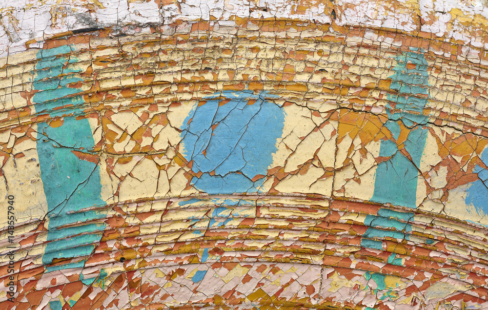 Fototapeta premium Old paint vintage texture