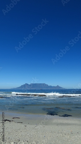 Bloubergstrand mit Blick auf den Tafelberg, Kapstadt, Südafrika