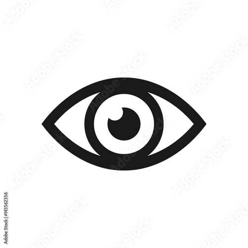 Eye icon. Vector illustration.