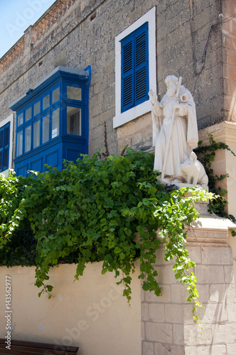 Malta. Parks, plants and flowers. Old city.  photo