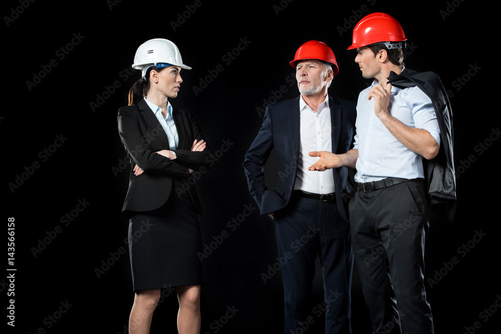 Group of professional architects Group of professional architects