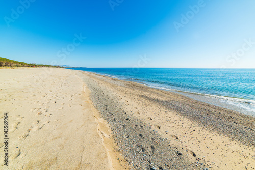 Fototapeta Naklejka Na Ścianę i Meble -  white sand in Perdepera beach