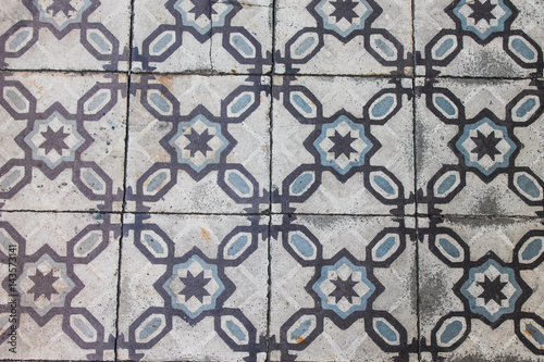 Vintage Ancient Tile Floor