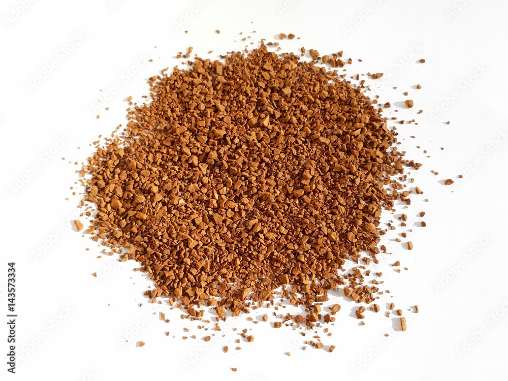 Stack of coffee on white background. Stack of coffee on white background.