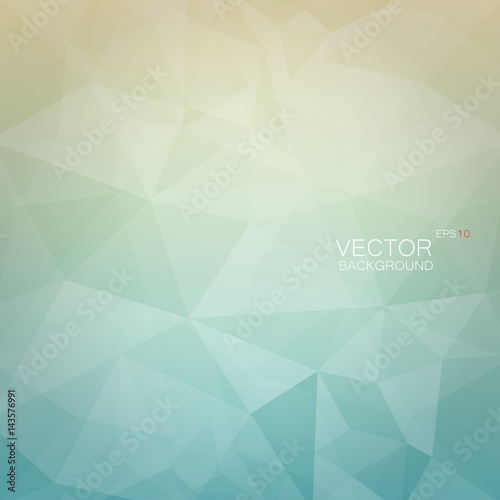 Abstract vector polygonal background in light colors