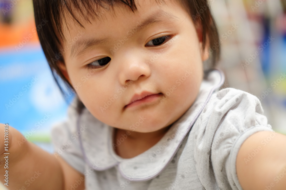 Cute Baby girl , close-up portrait, Portrait of a beautiful baby girl Cute Baby girl , close-up portrait, Portrait of a beautiful baby girl