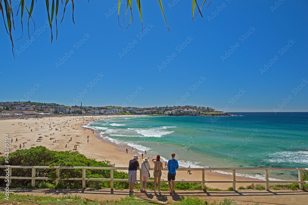 Obraz premium Blick auf den legendären Bondi Beach