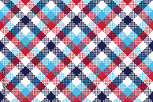 Check pixel plaid seamless pattern