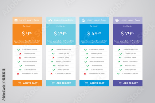  Pricing Tables