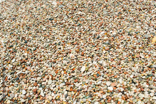 wet sea pebbles