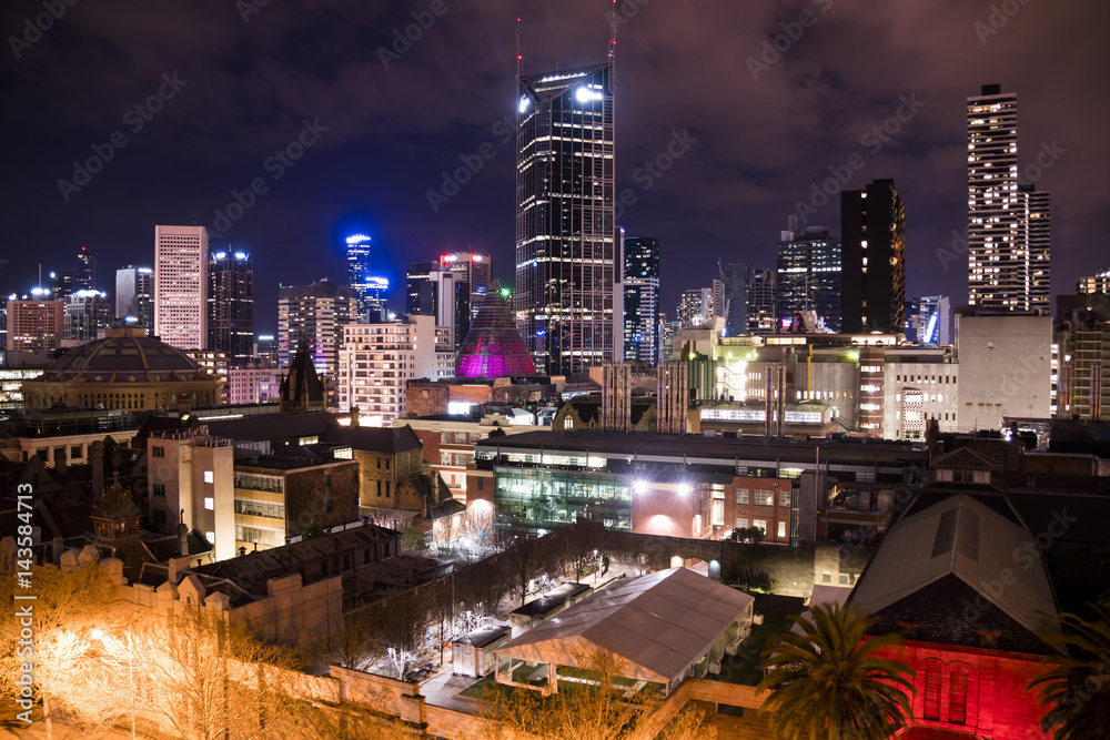 Fototapeta premium Melbourne Night