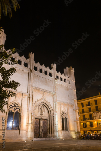 Night in La Lonja of Palma, Mallorca. Spain