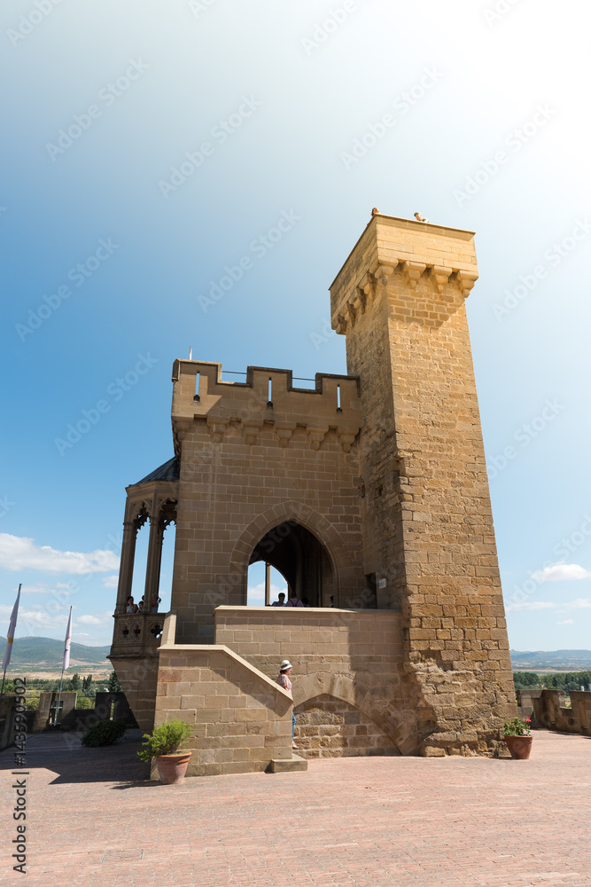 Palace of the Kings of Navarre of Olite. Spain