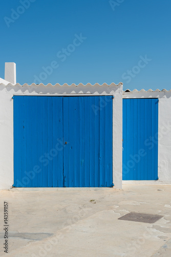 Wallpaper Mural Blue doors, Formentera Torontodigital.ca