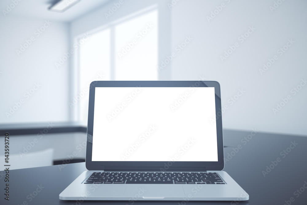 Fototapeta premium Blank laptop
