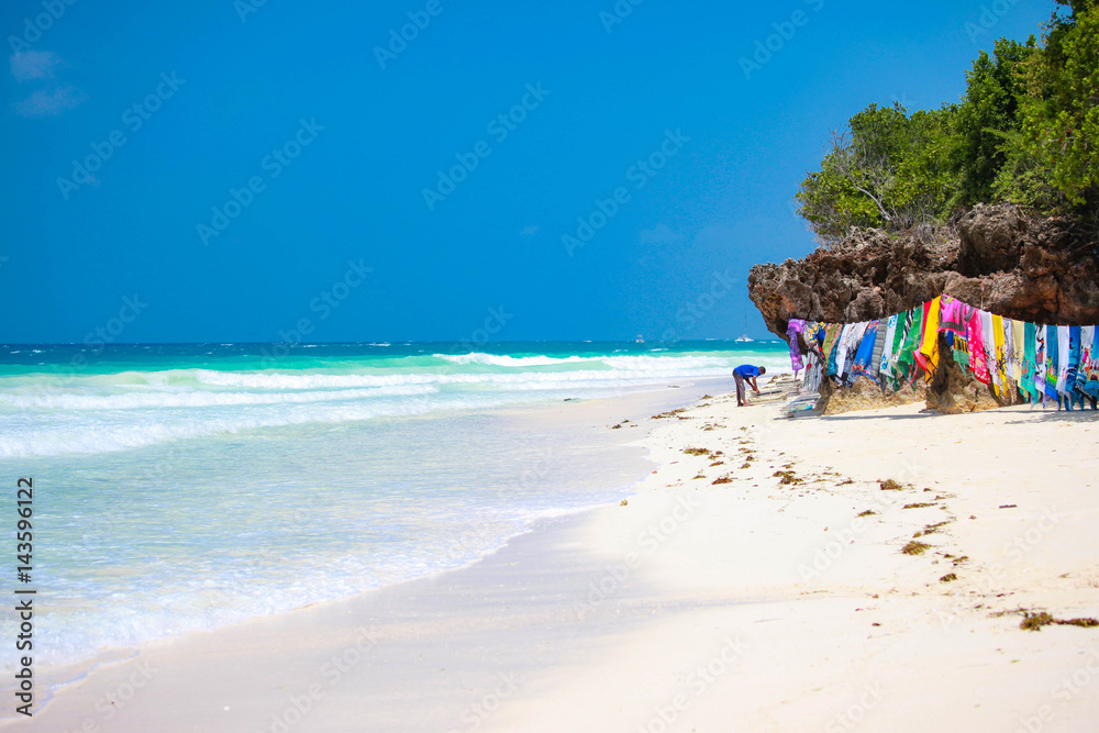 tropical beach Zanzibar