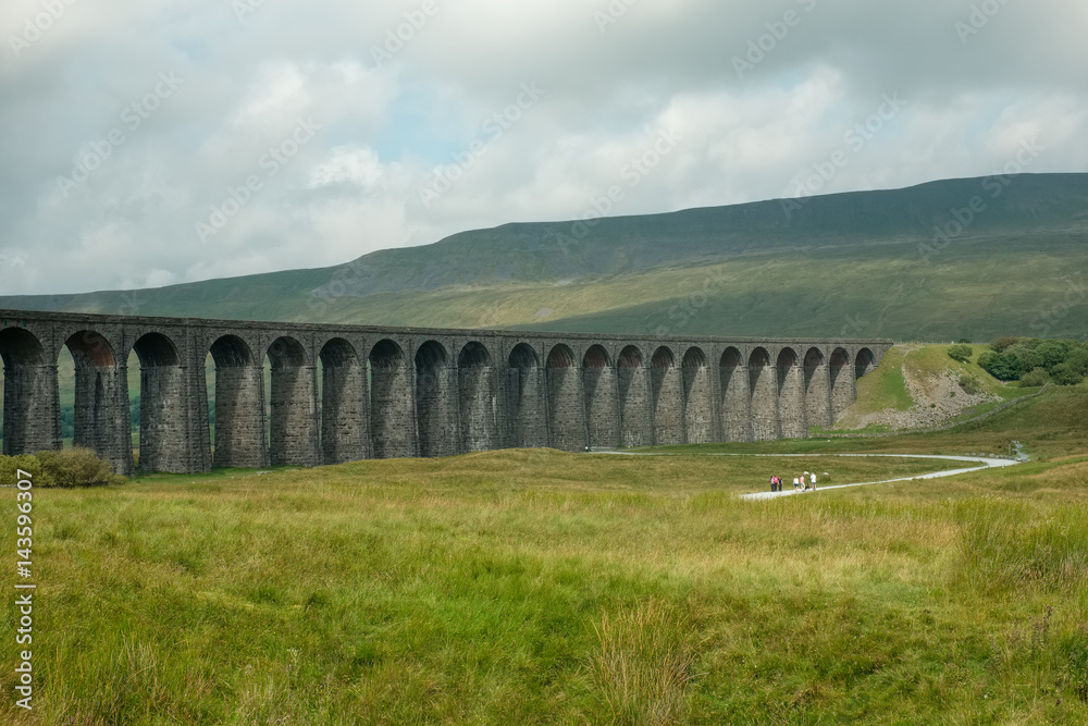 Ribblehead Viaduct in North Yorkshire, England