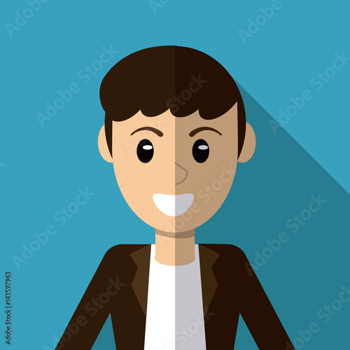 character man male smiling image vector illustration eps 10