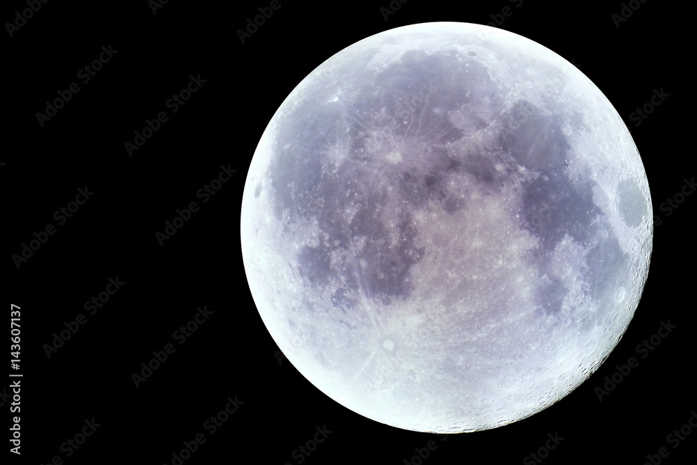 Obraz premium Moon on a black background