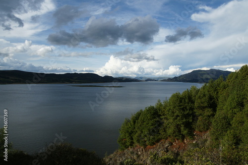 Guatavita Embalse Tomine, Cundinamarca, Colombia