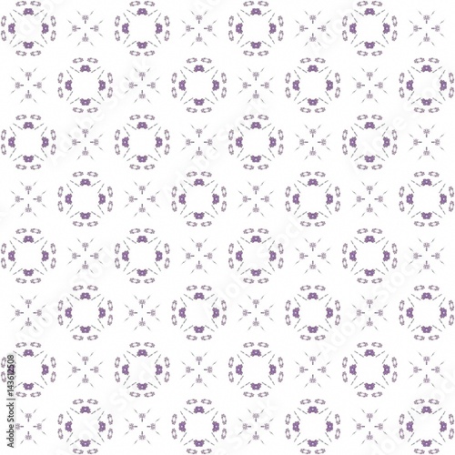 Seamless texture with 3D rendering abstract fractal purple pattern