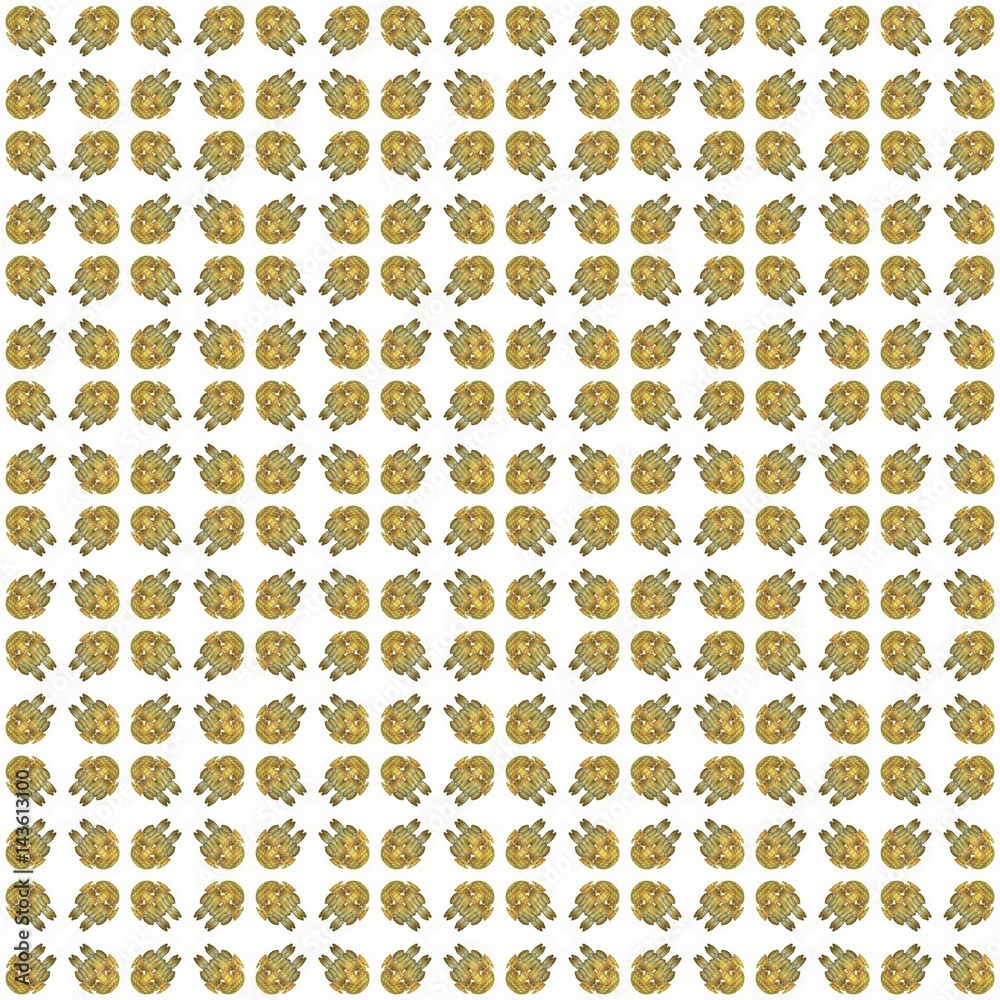 Seamless texture with 3D rendering abstract fractal yellow pattern Seamless texture with 3D rendering abstract fractal yellow pattern