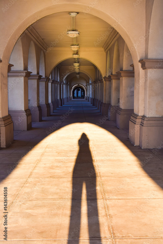 Self Portrait Under the Arches