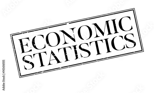Economic Statistics rubber stamp. Grunge design with dust scratches. Effects can be easily removed for a clean, crisp look. Color is easily changed.