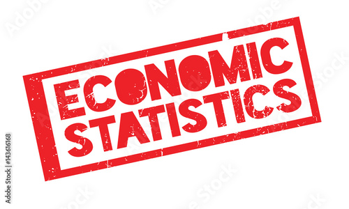 Economic Statistics rubber stamp. Grunge design with dust scratches. Effects can be easily removed for a clean, crisp look. Color is easily changed.