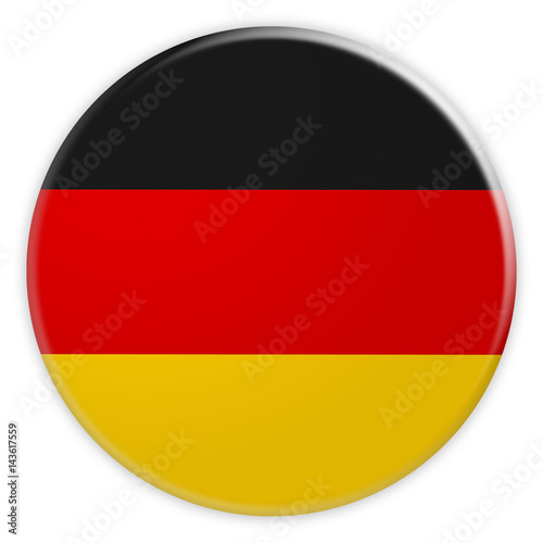 Free Download Germany Flag Button, News Concept Badge, 3d illustration on white background - GFXLoad