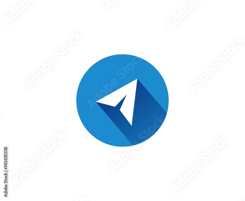 Paper plane logo