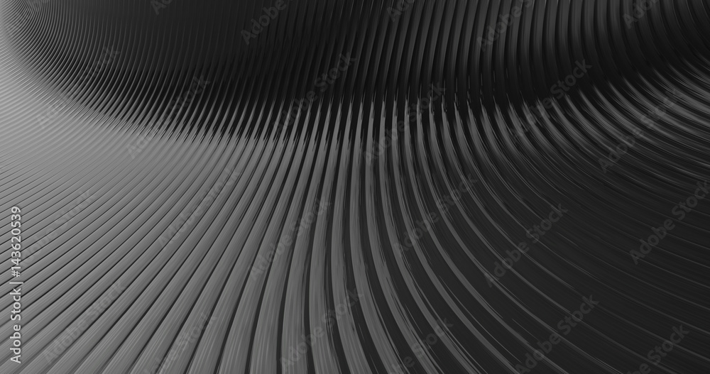 3D Abstract Metallic Reflection. Silver dark metal design background or wallpaper. 3D Abstract Metallic Reflection. Silver dark metal design background or wallpaper.