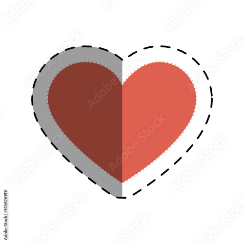 love card with hearts