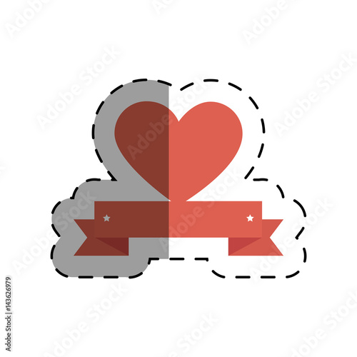 love card with hearts