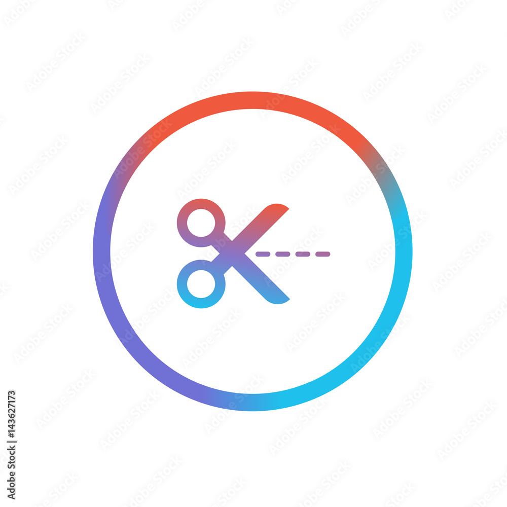 Three-Color Line App Icon Three-Color Line App Icon