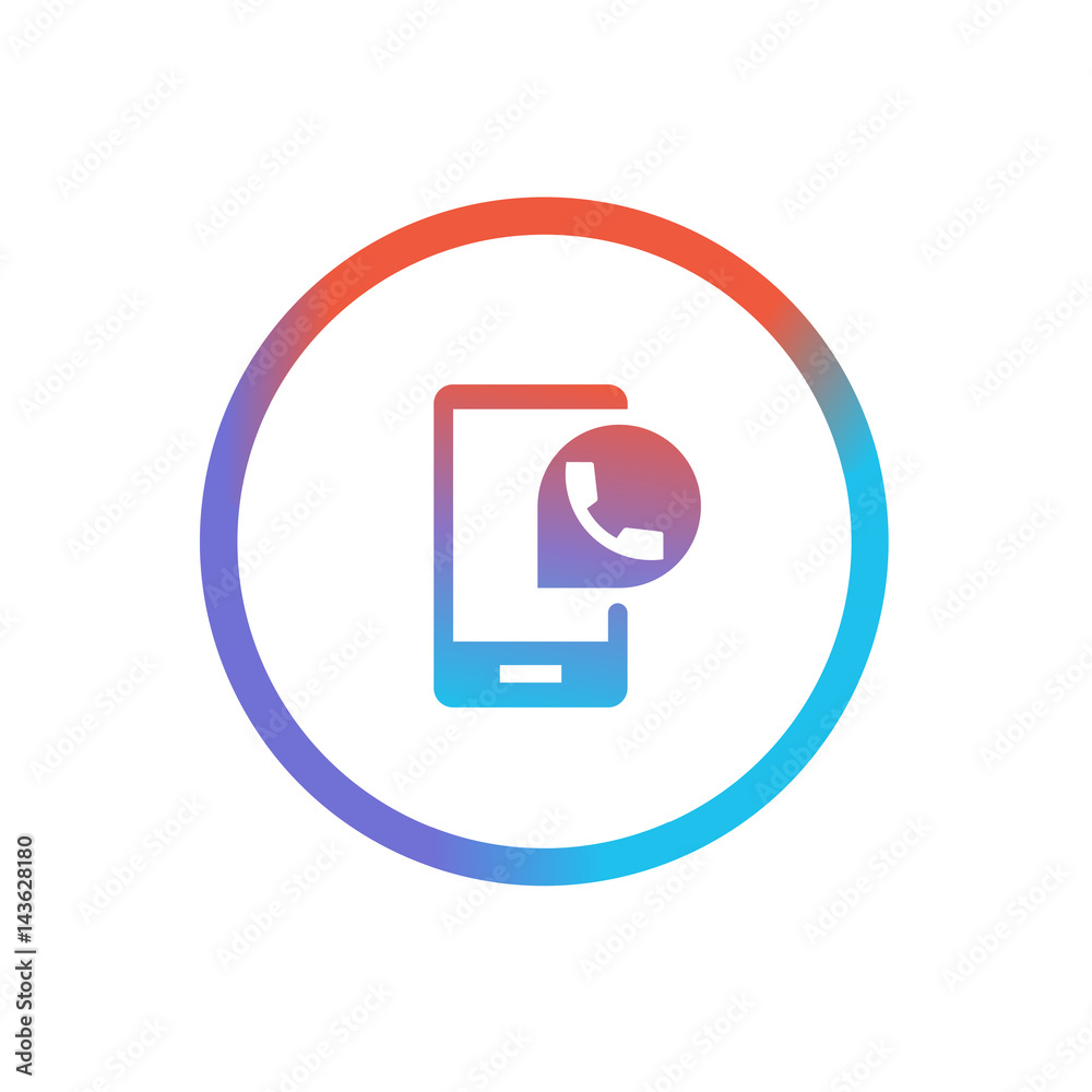 Three-Color Line App Icon
