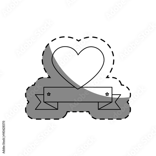 love card with hearts