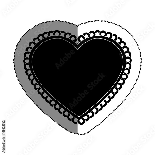 love card with hearts