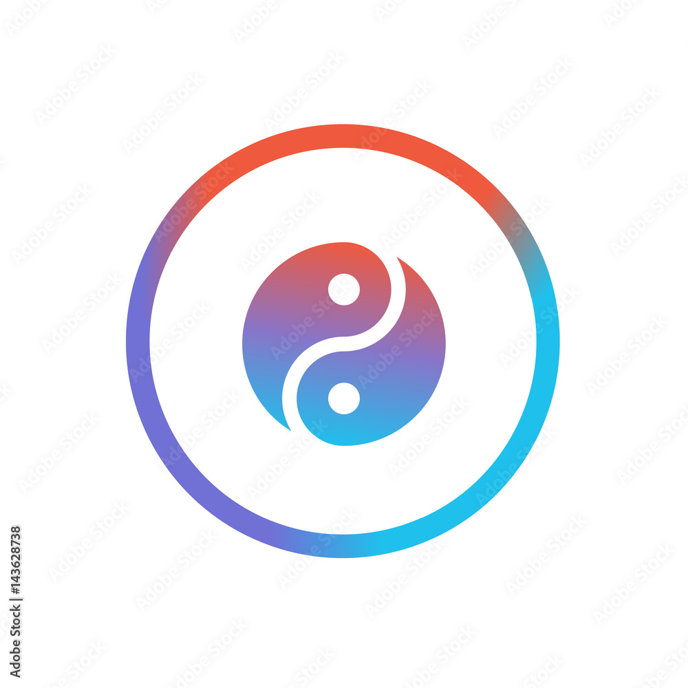 Three-Color Line App Icon Three-Color Line App Icon
