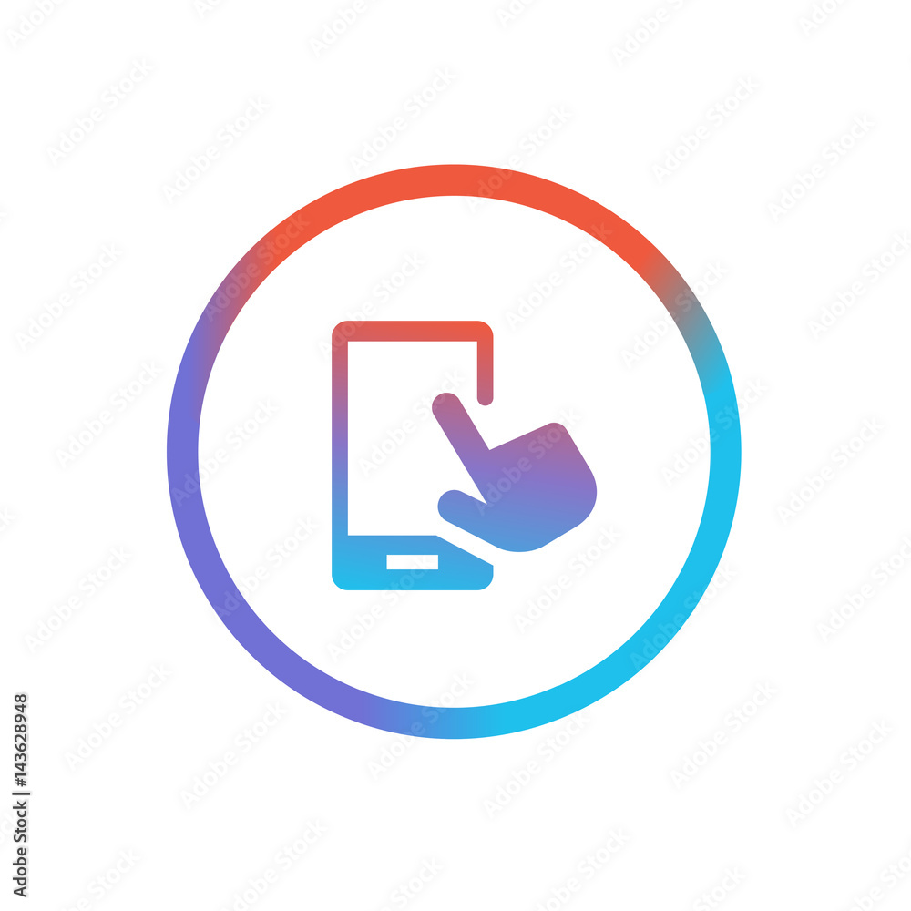 Three-Color Line App Icon Three-Color Line App Icon